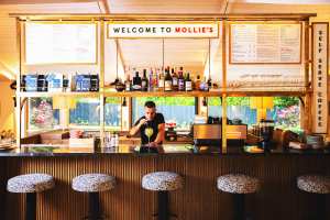 Lobby bar, Mollie’s Motel