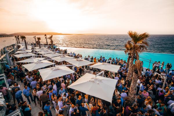 Pool party at Café Del Mar