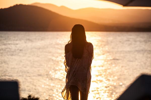 Sunset at Experimental Beach Ibiza