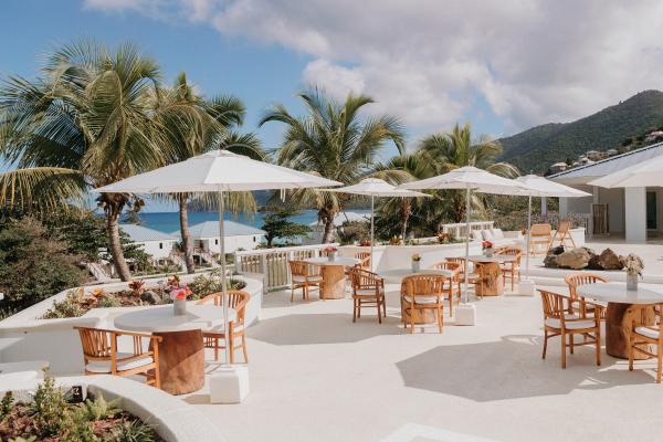 Serene views of the Caribbean Sea at Long Bay Beach