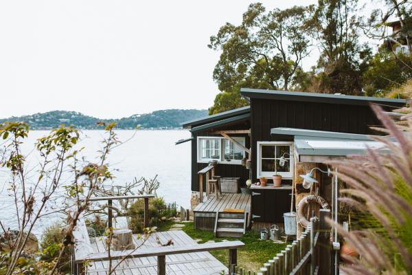 The Little Black Shack in Mackerel Beach, Australia