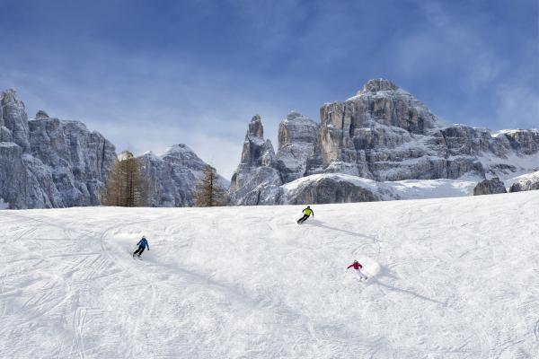 Skiing the Dolomites