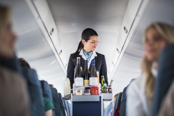 In-flight snacks include local delicacies