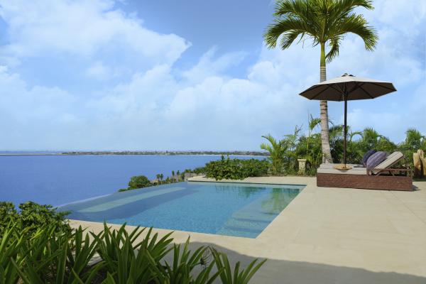 Private pool in a villa