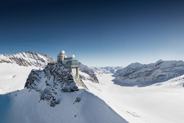 The Jungfraujoch offers views of Europe