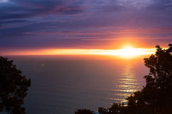 The view from Nepenthe in Big Sur