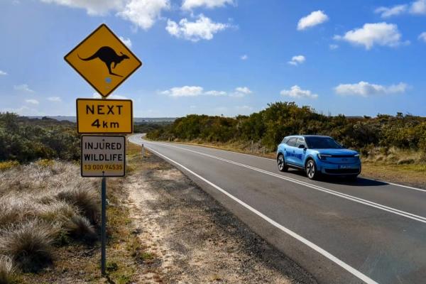 On the road in Australia