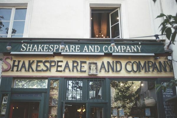 Shakespeare and Company bookshop in Paris