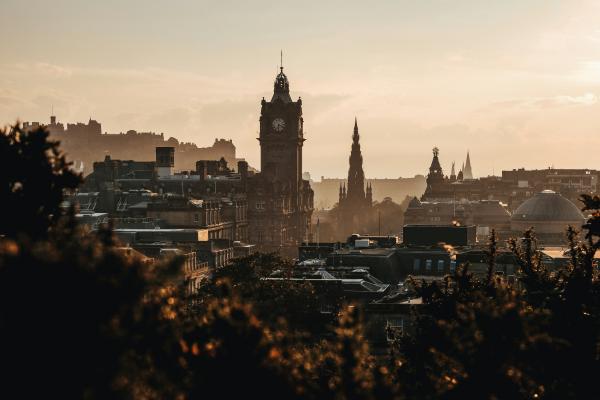 The city of Edinburgh from Calton Hill