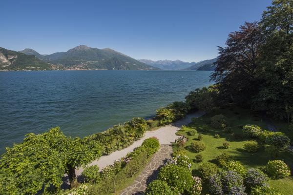 Lake views from Grand Villa Serbelloni's grounds