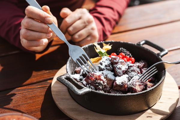 Delicious food on the slopes