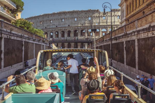 The Big Bus tour in Rome