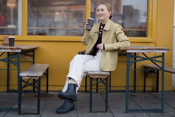 The Bobbi Boots are perfect for rainy excursions around the city