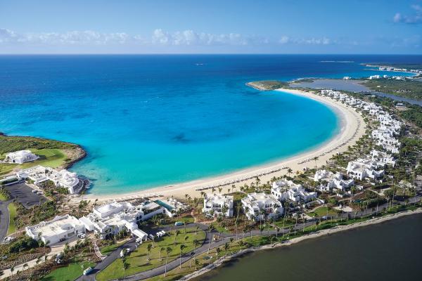 Cap Juluca is nestled on the powder-white sands of Maundays Bay