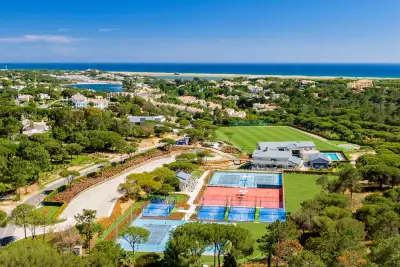 Aerial shot of Quinta do Lago, Portugal