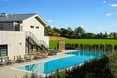 The swimming pool at The Campus, Quinta do Lago