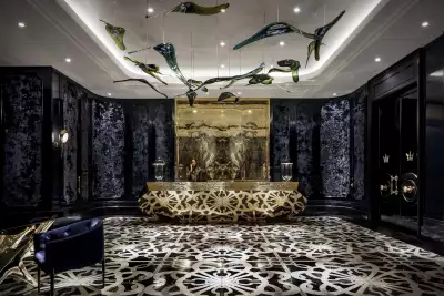 The lobby at the Bisha