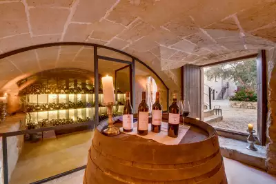 Wine tasting at Carrossa's bodega
