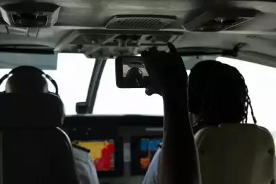 Taking off from Wilson Airport in Nairobi