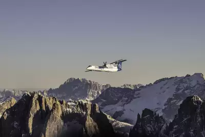 SkyAlps&rsquo; DASH-8 Q-400 aircraft