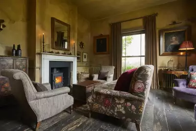 The foyer at The Pig New Forest