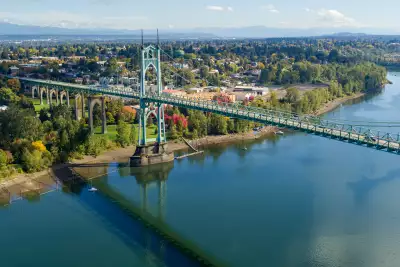 St Johns Bridge in Portland