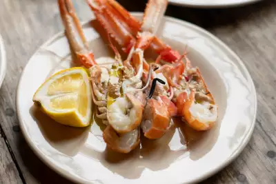 Grilled Langoustines with new season two fields olive oil at Hearth