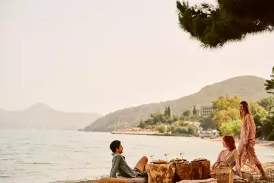 Tranquil moments by the beach at Avali