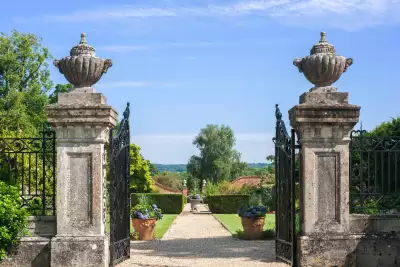 The hotel grounds