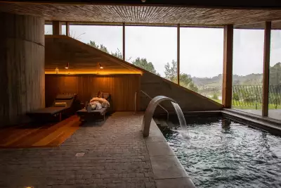 The design-forward spa at Refugio Chilo&eacute;