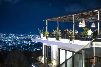 The Pinnacle Kigali rooftop terrace