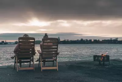 Sunbathing hits different during a Danish winter