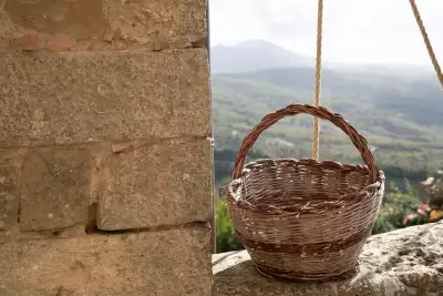 A basket at Monteverdi Tuscany