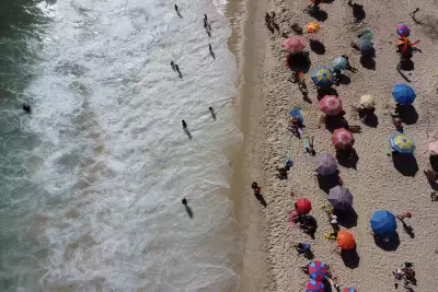 The Brazilian beach in its glory