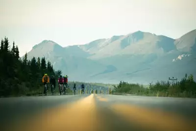 Cycling from Carcross to Dawson City