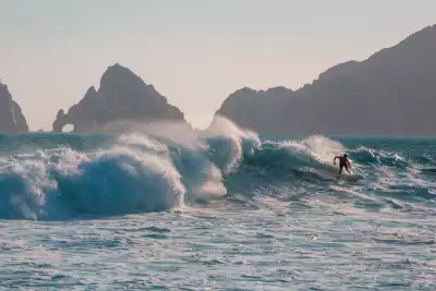 Surfing in Los Cabos