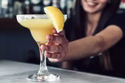 Smiling female bartender