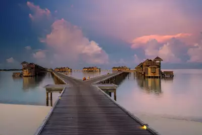 Overwater villas at Gili Lankanfushi
