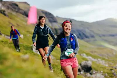 Trail running in the Faroe Islands