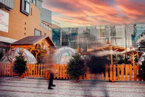 An alpine bar at Princesshay, Exeter An alpine bar at Princesshay, Exeter