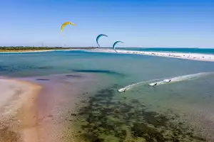 KITEBOARDING FORT DESOTO NORTH BEACH ST PETERSBURG