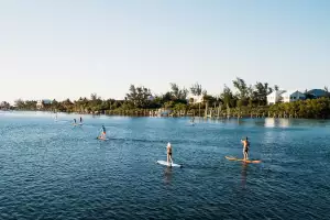 Paddleboarding in Jensen Beach