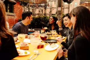 A table scene in Toronto
