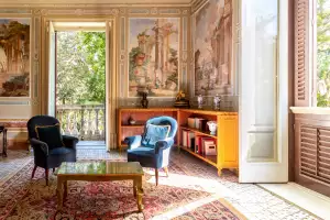 Living room, Tasca Villa