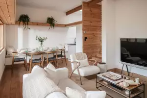 Living and dining room, Usonia Living and dining room, Usonia