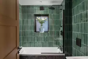 Bathroom, Usonia Bathroom, Usonia