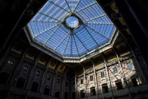 The glass cupola at the Bolsa Palace