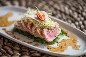 Seared tuna