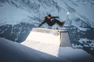 Freestyle skiing has been ascending in popularity in recent years Freestyle skiing has been ascending in popularity in recent years
