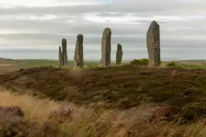 The Ring of Brodgar in the Orkney Isles The Ring of Brodgar in the Orkney Isles